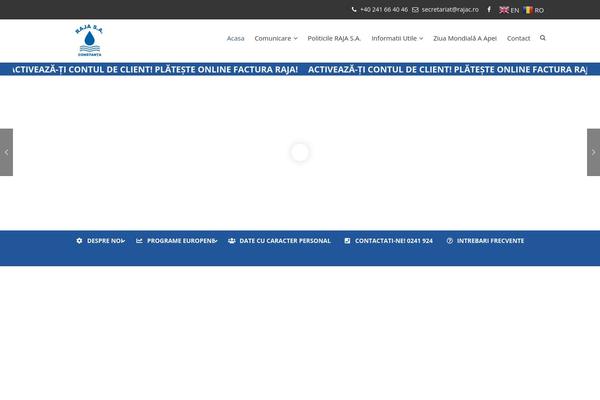 Site using PW-Pro-News-Ticker-For-VC plugin