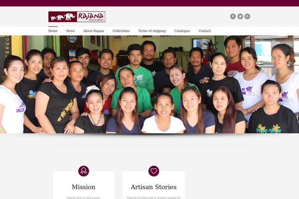 Welfare theme site design template sample