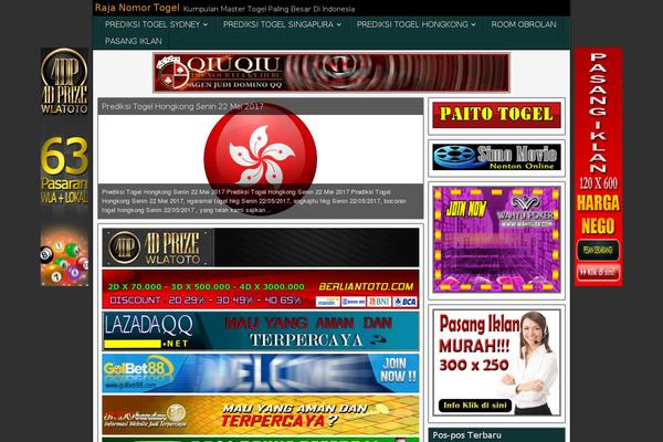Frontier theme site design template sample
