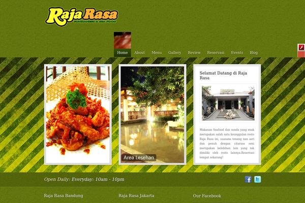 Delicious theme site design template sample