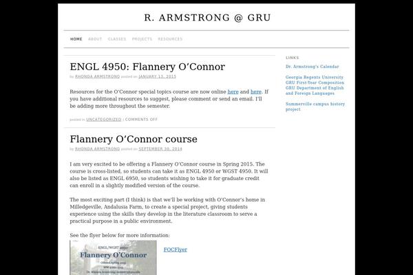 Brunelleschi theme site design template sample