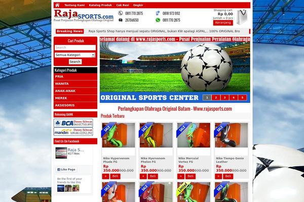 Minimarket theme site design template sample