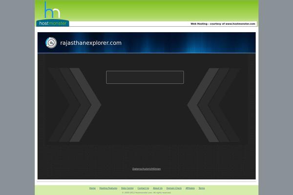 rajasthanexplorer.com site used Spine