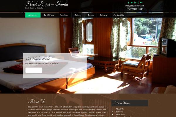 Clovemix theme site design template sample