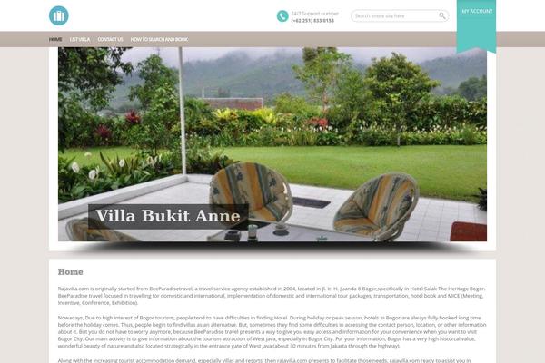 BookYourTravel theme site design template sample