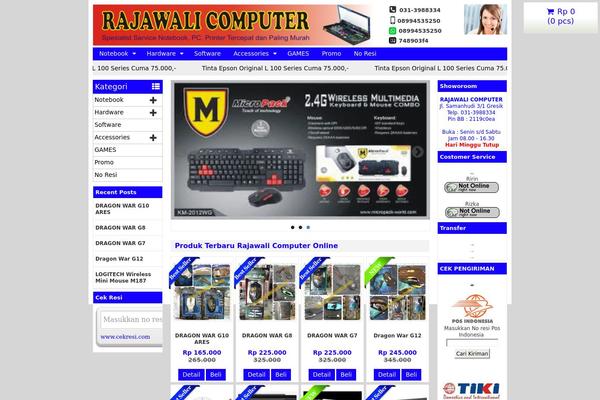 Wptoko theme site design template sample