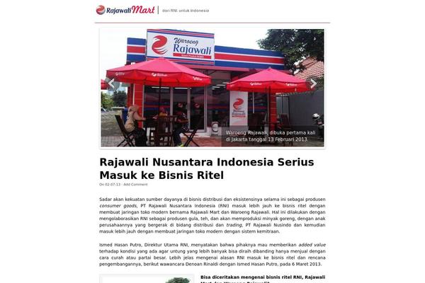 rajawalimart.com site used PageLines