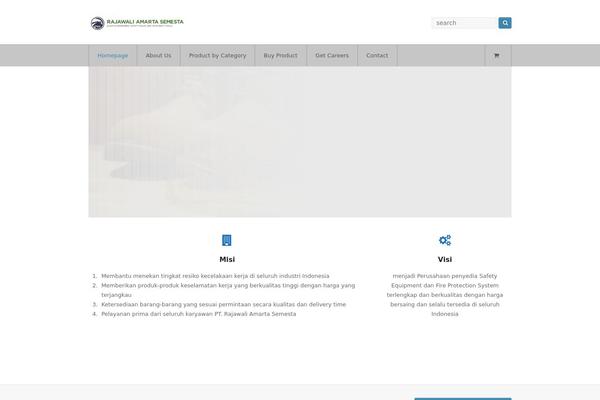 Total theme site design template sample