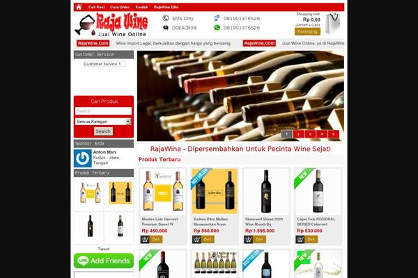 Minimarket theme site design template sample