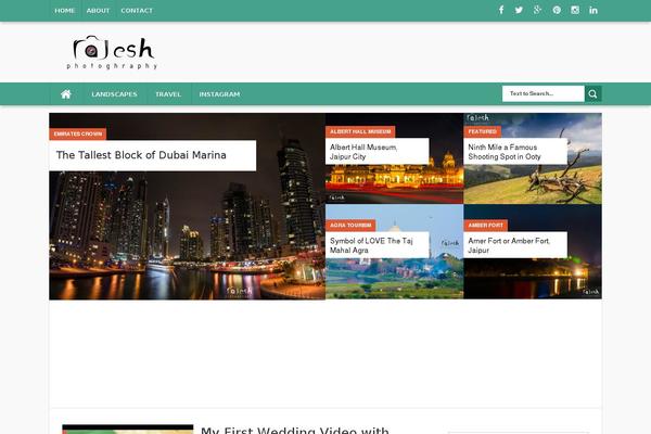 rajeshtamada.com site used Caps