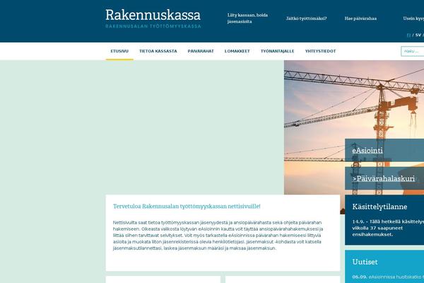 rakennuskassa.fi site used A-kassa2021