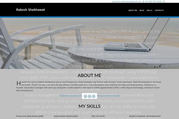 Divi Child theme site design template sample
