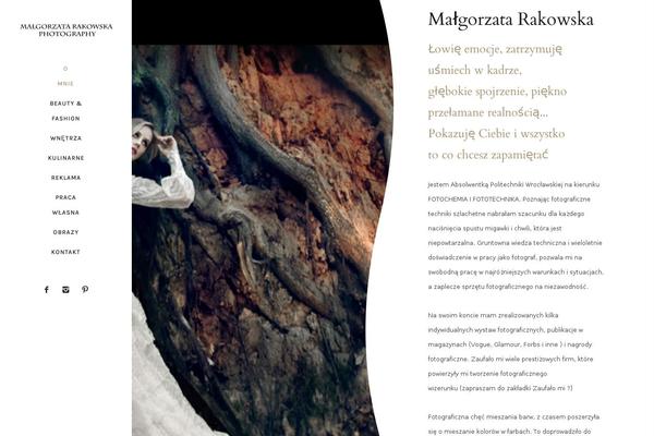 Oshine theme site design template sample