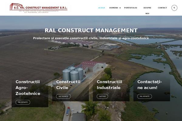 Logistic theme site design template sample