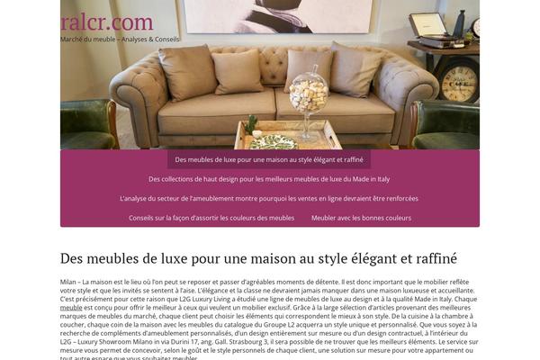 Basic-child theme site design template sample
