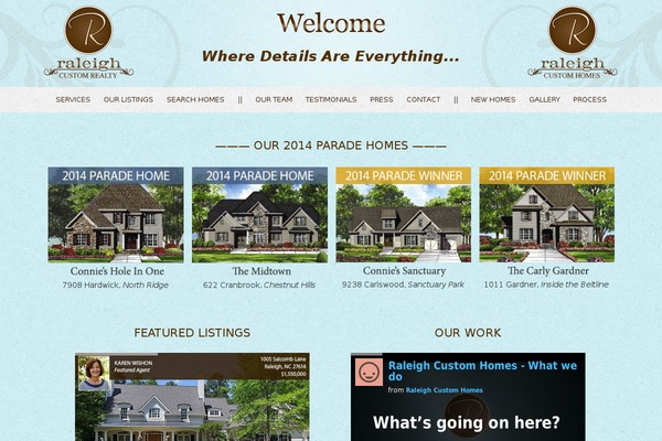 raleighcustomhomes.com site used Skyray