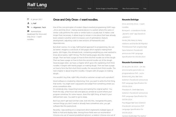 Memento theme site design template sample