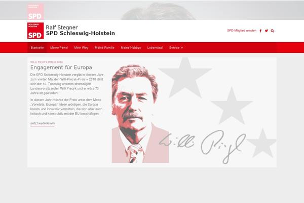 ralf-stegner.de site used Spd