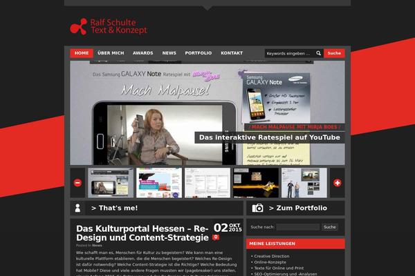 London Creative theme site design template sample