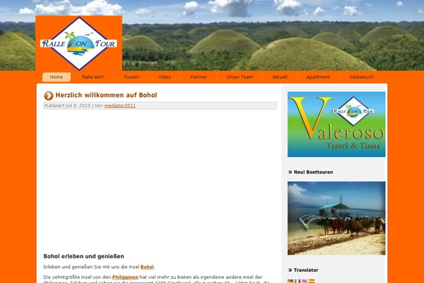 Site using Global Translator plugin