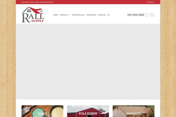 Flatsome theme site design template sample