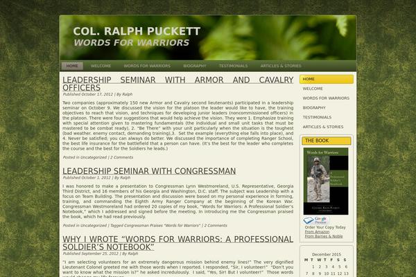 ralphpuckett.com site used Puckett