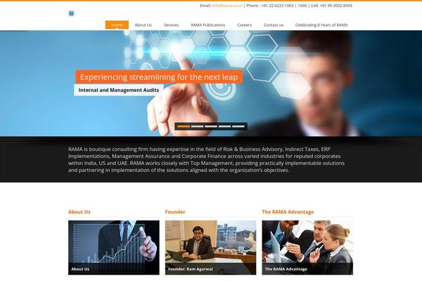 Inceptio theme site design template sample