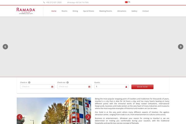 Starhotel theme site design template sample
