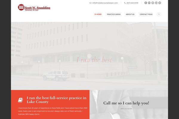 Site using Gdlr-lawyer plugin