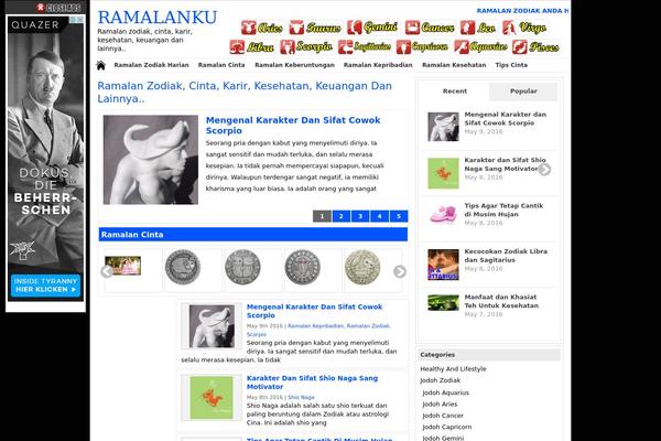 Newswp theme site design template sample