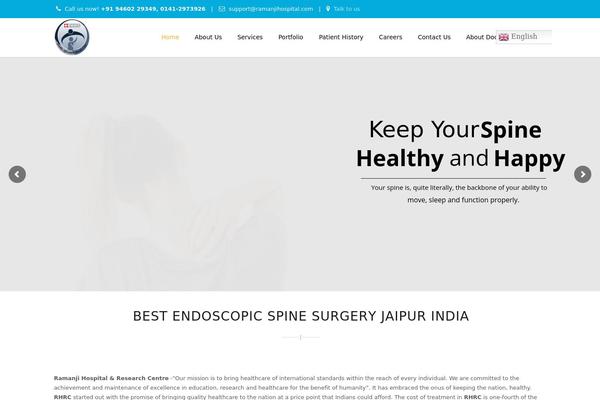 ramanjihospital.com site used Ramanji