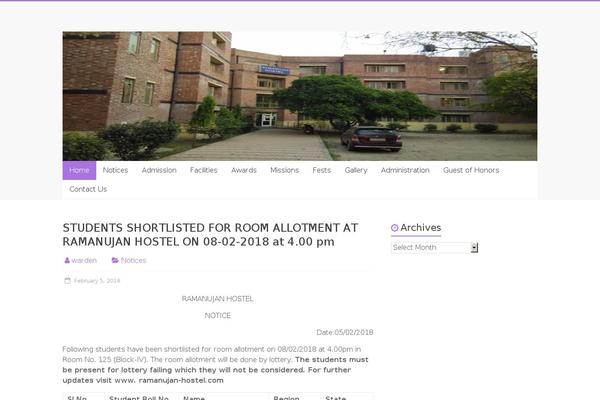 Site using Quick Notice Bar plugin