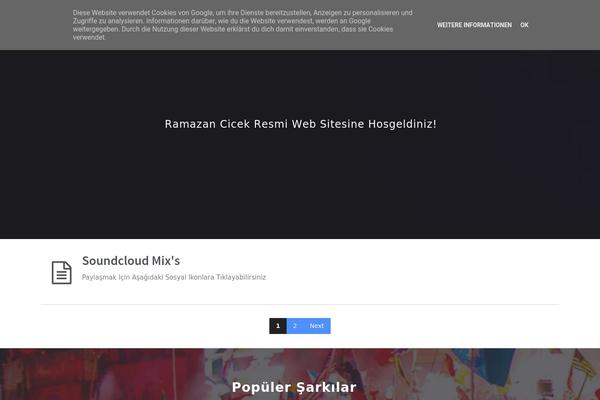 Metro theme site design template sample