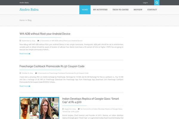 Nictitate theme site design template sample
