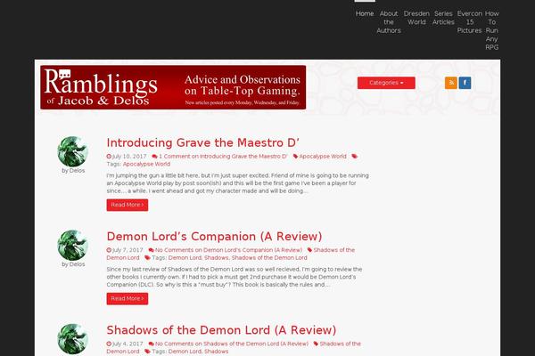 Infinitano theme site design template sample