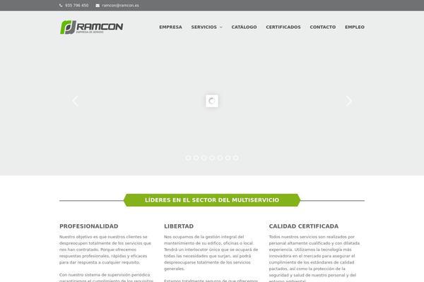 Total theme site design template sample