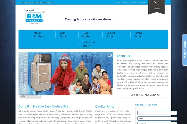 Maya theme site design template sample