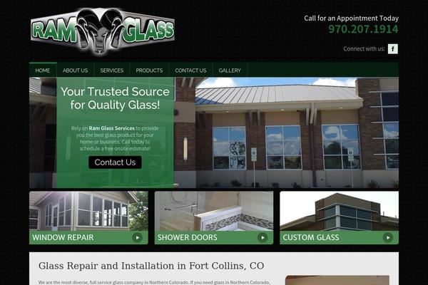 Glass theme site design template sample