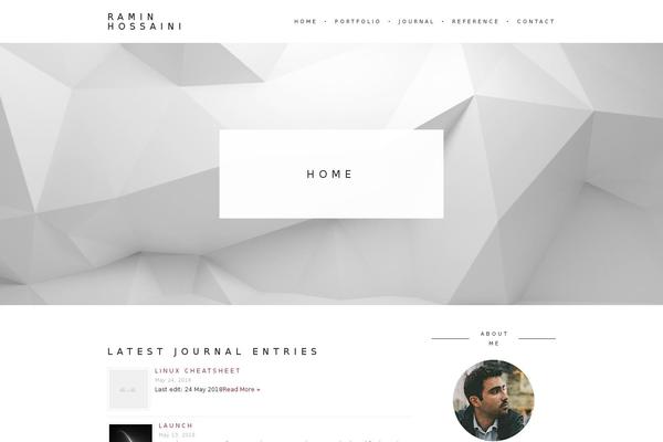 Simplenotes theme site design template sample