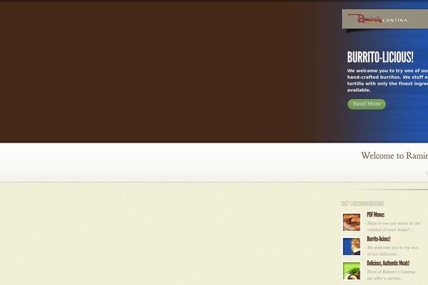 MyCuisine theme site design template sample