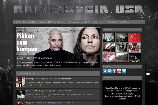 rammstein.us site used MagUp