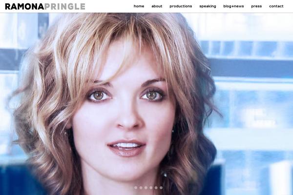 ramonapringle.com site used Ramona