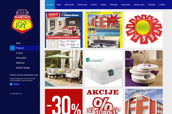 Roya theme site design template sample