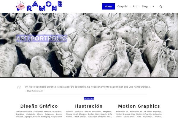Bouncy-wp theme site design template sample