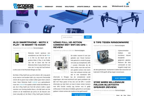 WooPress theme site design template sample