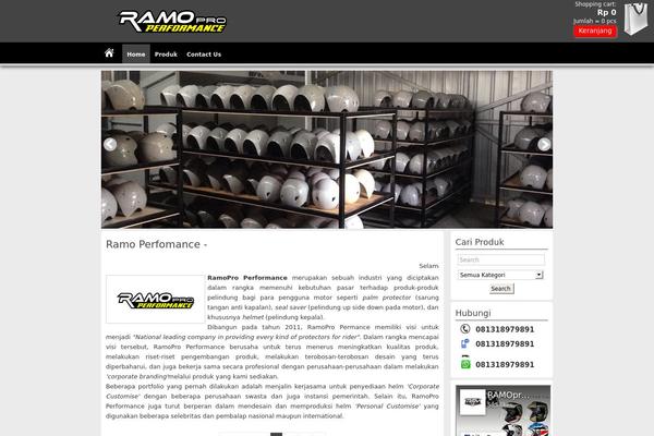 Pasaraya theme site design template sample