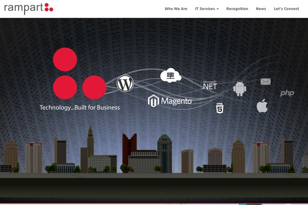 ramparthosting.com site used Ttg-theme