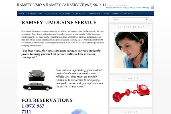 WhiteHouse theme site design template sample