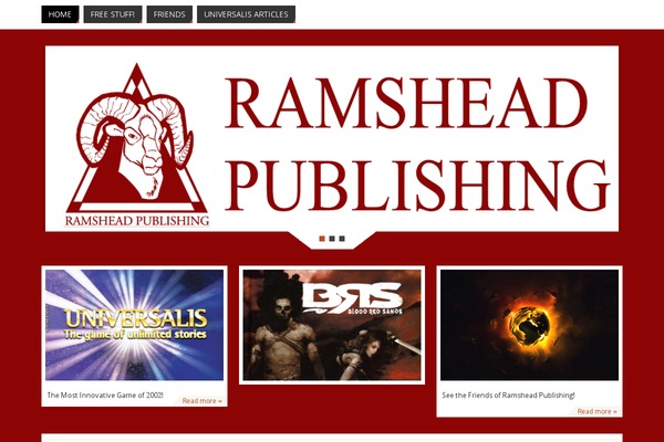 Parabola theme site design template sample