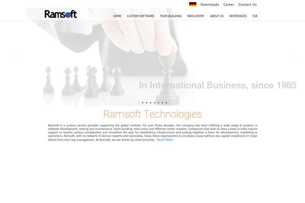 Interface theme site design template sample
